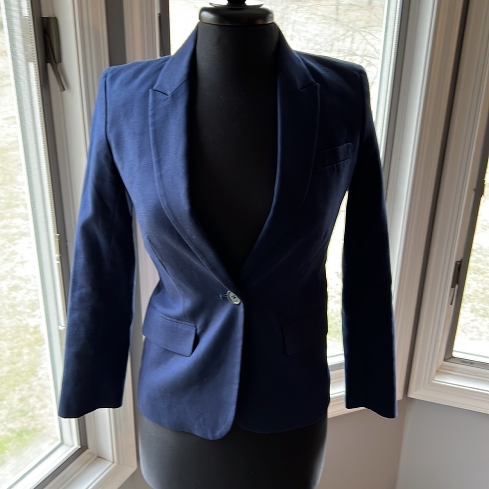 J. By J. Crew Navy Blue Ladies Blazer